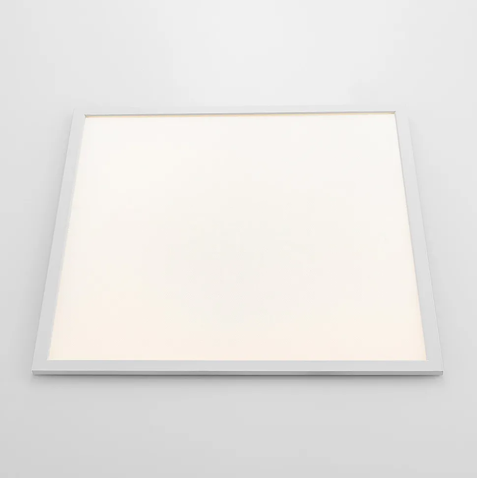 Arcchio LED innfelt panel Vinas, 62 cm, hvit, aluminium, CCT