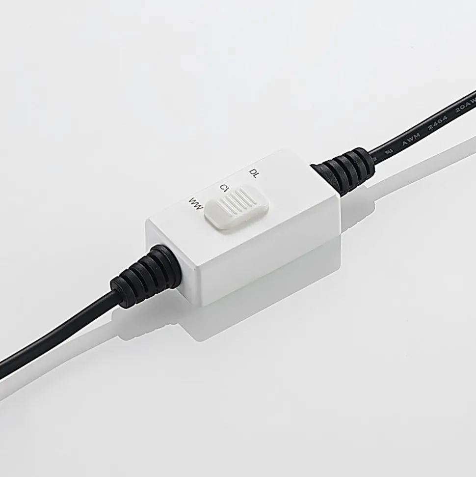 Arcchio LED innfelt panel Vinas, 62 cm, hvit, aluminium, CCT