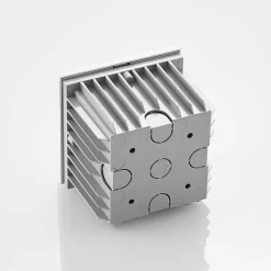 Arcchio LED innfelt vegglampe Zamo, lamell, hvit, metall, IP65