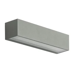 Arcchio LED utendørs vegglampe Lengo, CCT, 25 cm, 1-lys, grå