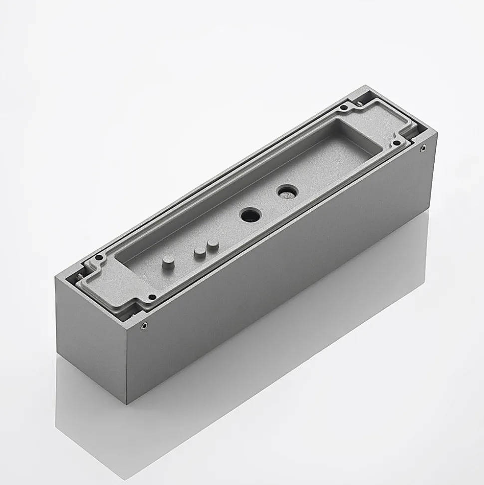 Arcchio LED utendørs vegglampe Lengo, CCT, 25 cm, 1-lys, grå