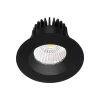 Arcchio LED-downlight Aryx, svart, 4 000K