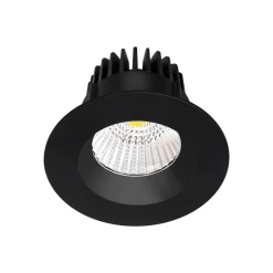 Arcchio LED-downlight Aryx, svart, 4 000K
