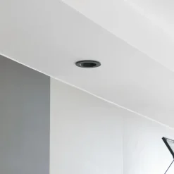 Arcchio LED-downlight Aryx, svart, 4 000K