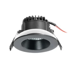 Arcchio LED-downlight Aryx, svart, 4 000K