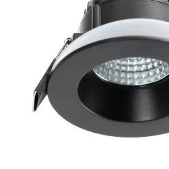 Arcchio LED-downlight Aryx, svart, 2700K