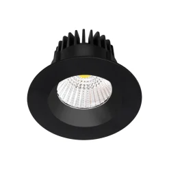 Arcchio LED-downlight Aryx, svart, 3 000K