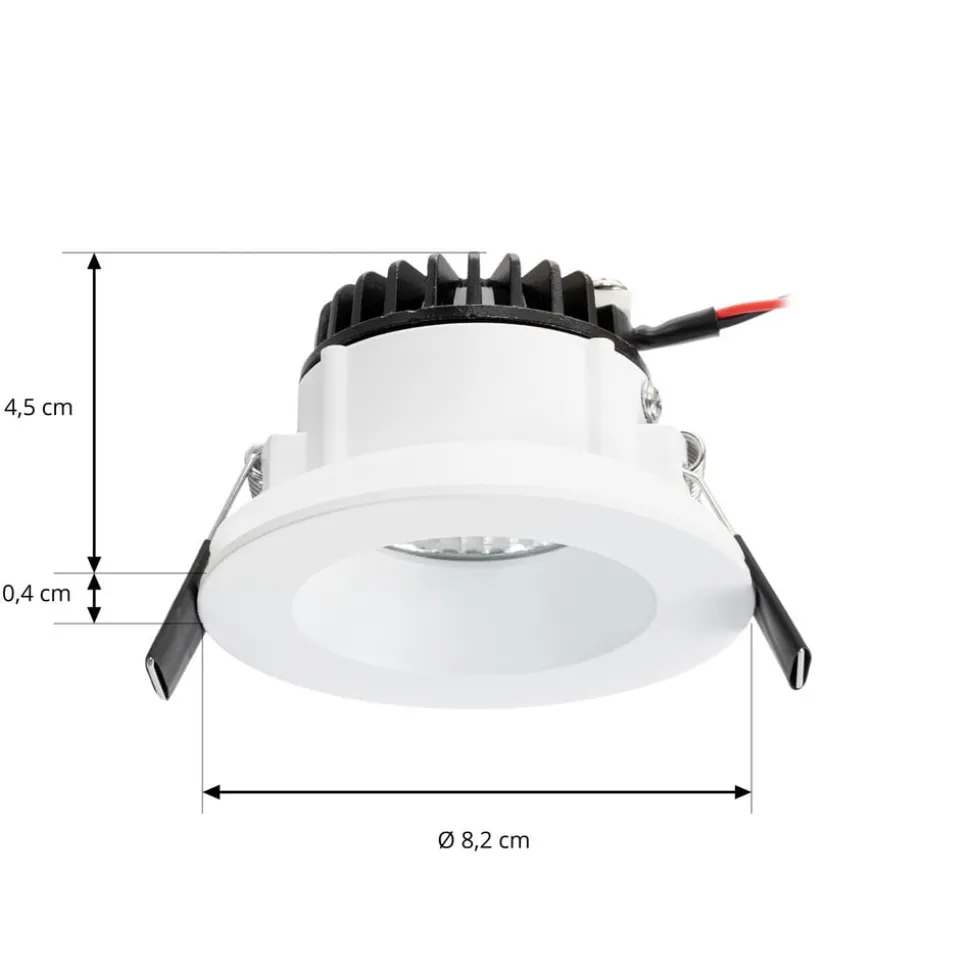 Arcchio LED-downlight Aryx, hvit, 3 000K