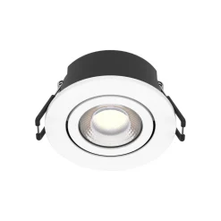 Arcchio LED-downlight Eliar rund hvit CCT svingbar