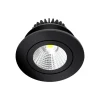 Arcchio LED-downlight Jyra, svart, 2700K