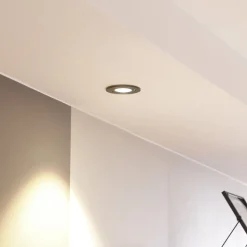 Arcchio LED-downlight Jyra, svart, 2700K