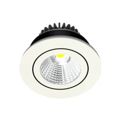 Arcchio LED-downlight Jyra, hvit, 2700K