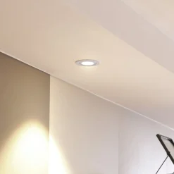 Arcchio LED-downlight Jyra, hvit, 2700K