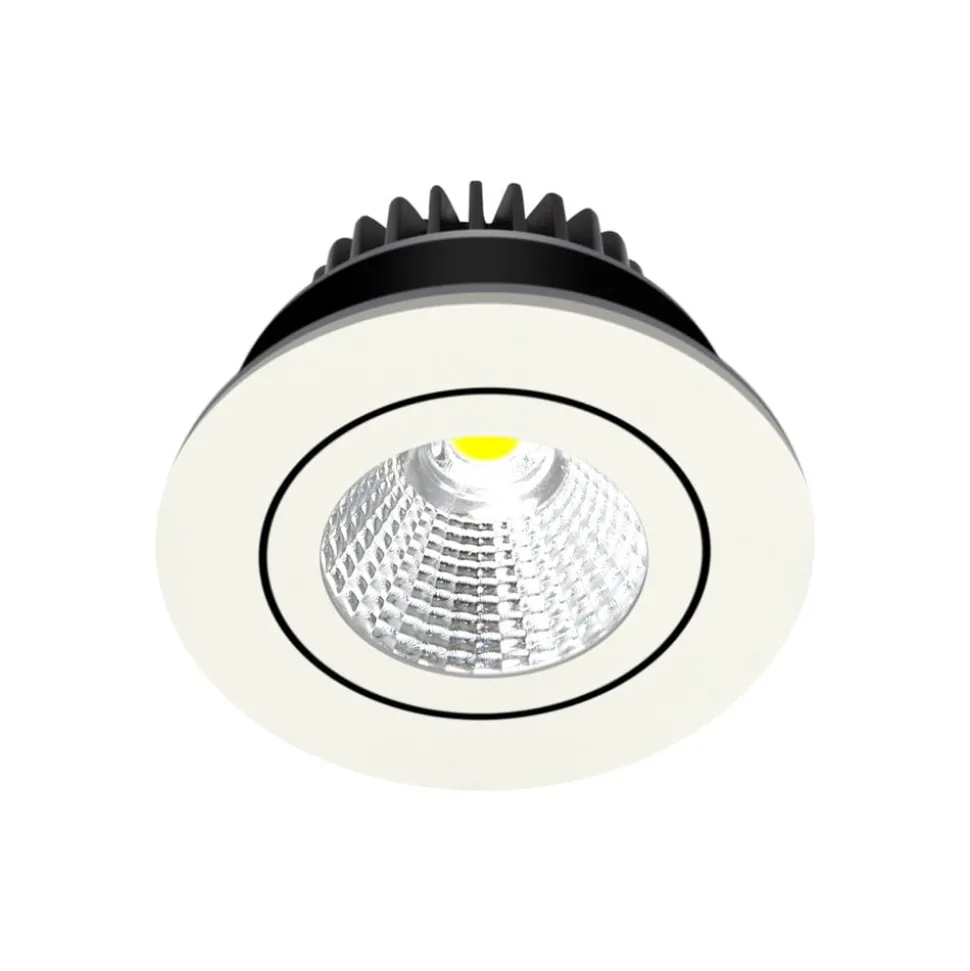 Arcchio LED-downlight Jyra, hvit, 3 000K