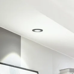 Arcchio LED-downlight Lirin, svart, 4 000K