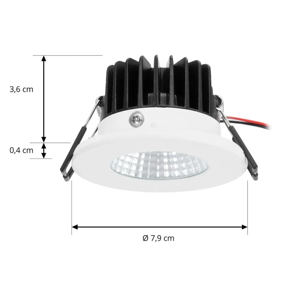 Arcchio LED-downlight Lirin, hvit, 2 700K