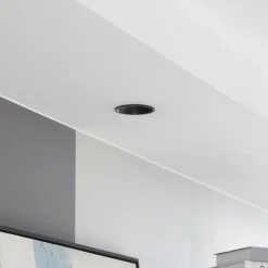 Arcchio LED-downlight Niria, svart, 3 000 K