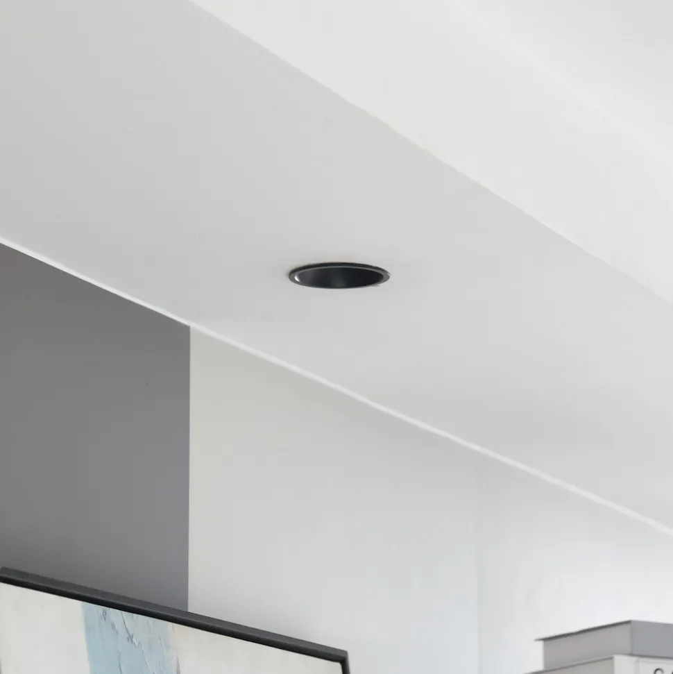 Arcchio LED-downlight Niria, svart, 3 000 K