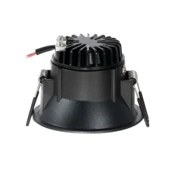 Arcchio LED-downlight Niria, svart, 3 000 K