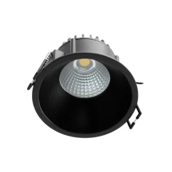 Arcchio LED-downlight Niria, svart, 3 000 K