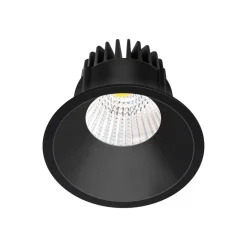 Arcchio LED-downlight Niria, svart, 4 000 K