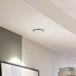 Arcchio LED-downlight Niria, svart, 4 000 K