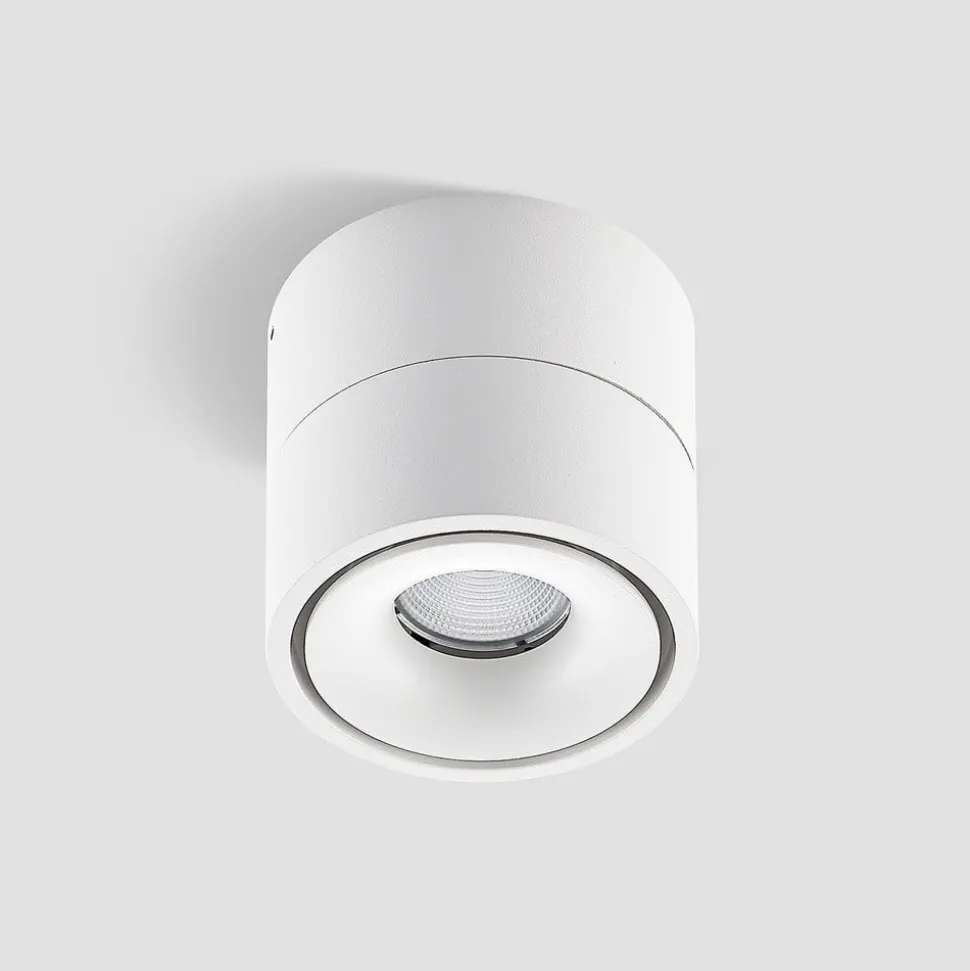 Arcchio LED-downlight Rotari, hvit, 1 lyskilde, 790lm