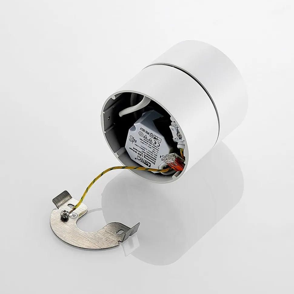 Arcchio LED-downlight Rotari, hvit, 1 lyskilde, 790lm