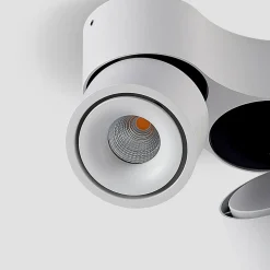 Arcchio LED-downlight Rotari, hvit, 2 lyskilder, 1140lm