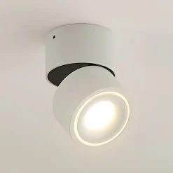 Arcchio LED-downlight Rotari, hvit, 1 lyskilde, 710lm