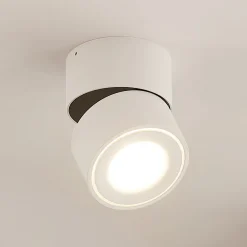 Arcchio LED-downlight Rotari, hvit, 1 lyskilde, 1560lm