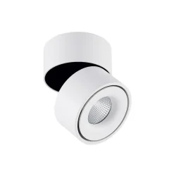 Arcchio LED-downlight Rotari, hvit, 1 lyskilde, 1560lm