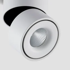 Arcchio LED-downlight Rotari, hvit, 1 lyskilde, 1560lm