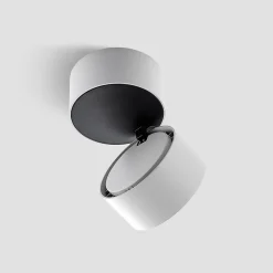 Arcchio LED-downlight Rotari, hvit, 1 lyskilde, 1560lm