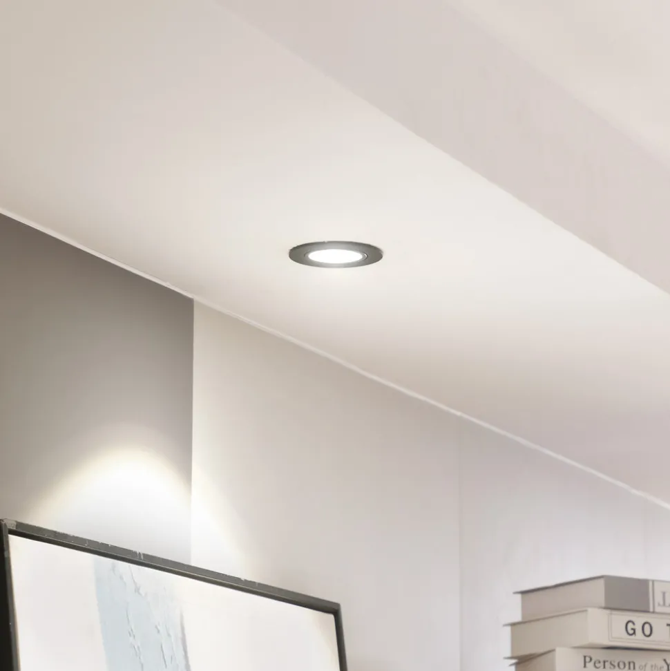 Arcchio LED-downlight Zarik, svart, 4 000 K
