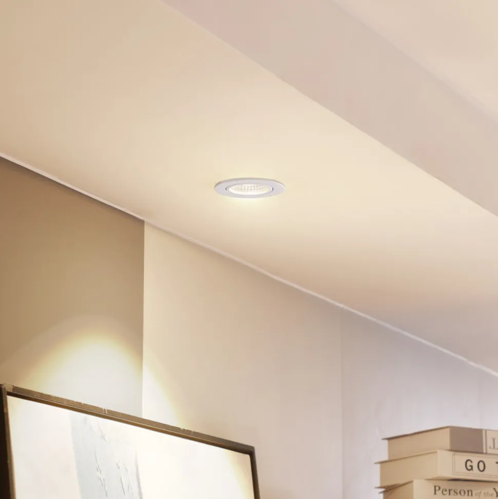 Arcchio LED-downlight Zarik, hvit, 2 700K
