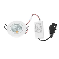 Arcchio LED-downlight Zarik, hvit, 2 700K