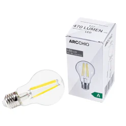Arcchio LED-filamentpære, E27, klar, 2,2W, 2700K