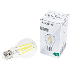 Arcchio LED-filamentpære, E27, 2,2 W, klar, 3 000 K