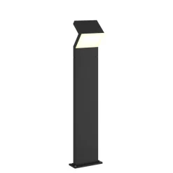 Arcchio LED-gatelampe Havin, antrasitt, metall, 100 cm
