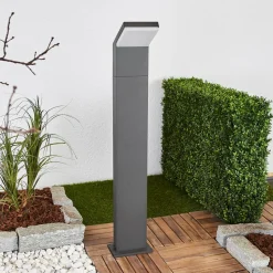 Arcchio LED-gatelampe Yolena, 100 cm, antrasitt, aluminium