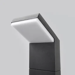 Arcchio LED-gatelampe Yolena, 100 cm, antrasitt, aluminium