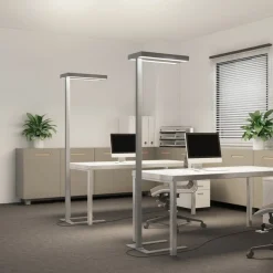 Arcchio LED-gulvlampe Logan Ultra, CCT, sensor, dimbar