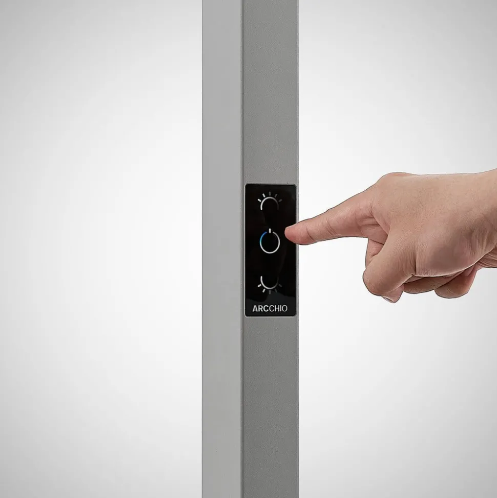 Arcchio LED-gulvlampe Logan Ultra, CCT, sensor, dimbar