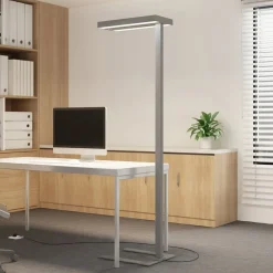 Arcchio LED-gulvlampe Logan Ultra, 4 000K, sensor, dimbar