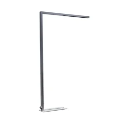 Arcchio LED-gulvlampe til kontor Jolinda, sølv, CCT, sensor,