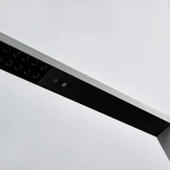 Arcchio LED-gulvlampe til kontor Jolinda, sølv, CCT, sensor,