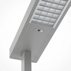 Arcchio LED-gulvlampe til kontor Susi, sølv, sensor, berøringsdimmer