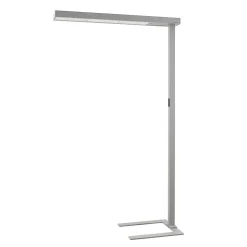 Arcchio LED-gulvlampe til kontor Susi, sølv, sensor, berøringsdimmer