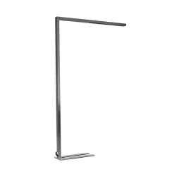 Arcchio LED-gulvlampe til kontor Jolinda, sølv, 4 000 K, sensor